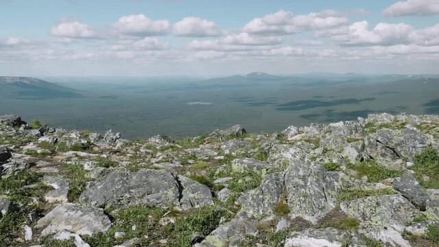 Southern Urals, Zyuratkul National Park: Bolshoy Uvan Mountain.