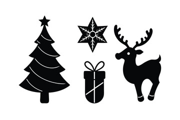 Naklejka premium raster-christmas-icon-collection-adapted-from-cris (1).eps