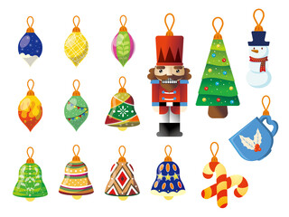 キラキラ輝くクリスマスのオーナメントコレクション