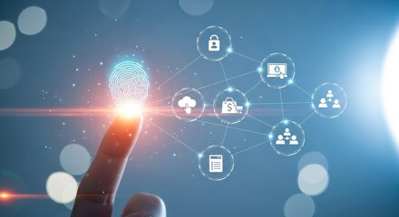 Fingerprint Scan Connects Digital Services and Business Network