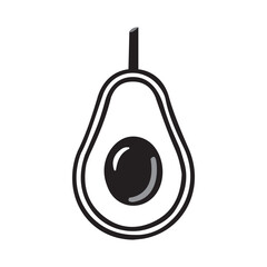 Avocado Slice Icon