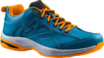 Beautiful athletic sports shoes isolated on white background high resolution PNG style transparent cutout ideal for ecommerce product mockups fitness branding and digital design projects