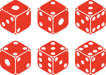 サイコロのアイコンセット