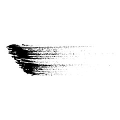 Hand drawn black brush strokes for grunge design backgrounds