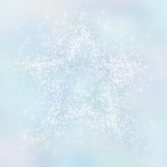 キラキラが集まって出来た星・白