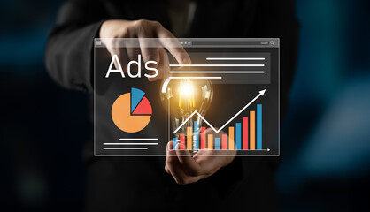 Digital advertising performance highlights advertising, campaign, and analytics for better...