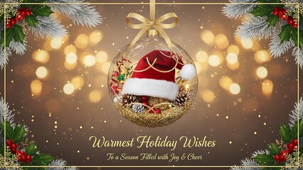 Celebrate the Miracle of Christmas - Traditional Religious Holiday Greeting Card - Wishing You a Season Filled with Faith, Hope, and Divine Love