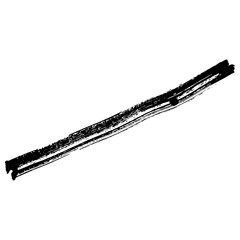Hand drawn black Black ink brush strokes for grunge design backgrounds