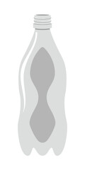 空のペットボトルのイラスト