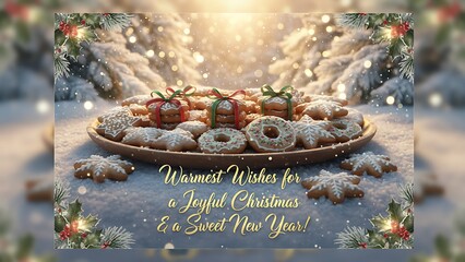 Celebrate the Miracle of Christmas - Traditional Religious Holiday Greeting Card - Wishing You a Season Filled with Faith, Hope, and Divine Love