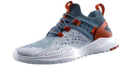 Stylish cross training shoes isolated on a transparent background high resolution PNG style footwear cutout ideal for fitness branding ecommerce product displays and modern athletic design projects