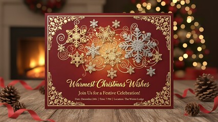 Celebrate the Miracle of Christmas - Traditional Religious Holiday Greeting Card - Wishing You a Season Filled with Faith, Hope, and Divine Love