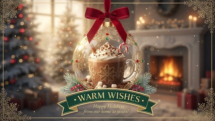 Celebrate the Miracle of Christmas - Traditional Religious Holiday Greeting Card - Wishing You a Season Filled with Faith, Hope, and Divine Love