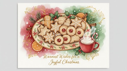 Celebrate the Miracle of Christmas - Traditional Religious Holiday Greeting Card - Wishing You a Season Filled with Faith, Hope, and Divine Love