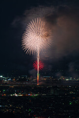 Beautiful fireworks at the 2025 Nagaoka Festival Fireworks Show