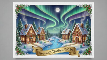 Celebrate the Miracle of Christmas - Traditional Religious Holiday Greeting Card - Wishing You a Season Filled with Faith, Hope, and Divine Love