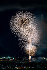 Beautiful fireworks at the 2025 Nagaoka Festival Fireworks Show