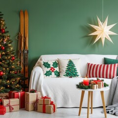 Cozy Christmas Living Room Decor