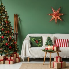 Cozy Christmas Living Room Decor