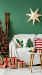 Cozy Christmas Living Room Decor