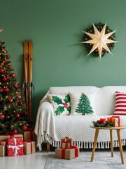 Cozy Christmas Living Room Decor