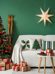 Cozy Christmas Living Room Decor