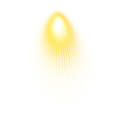  Yellow Light Rays Effect