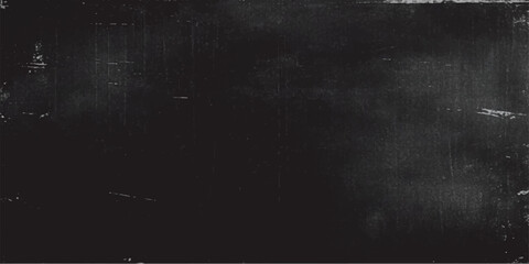 Dark, old, and dirty blank vintage chalkboard texture backdrop pattern for an abstract grunge film design