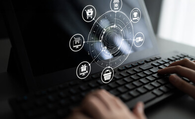 Omni-channel marketing and online shopping strategies, cross-platform customer experience, brand unification, and integrated marketing communication across digital channels. Entice