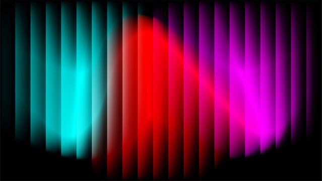 Abstract background with vibrant multicolor gradients over a vertical line texture. Modern and dynamic design element for banners, wallpapers, and presentations.