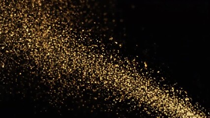 Soft Golden Micro-Sparkles Drifting with Gentle Twinkle Shimmer.