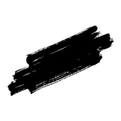 Hand drawn black ink brush strokes for textured backgrounds