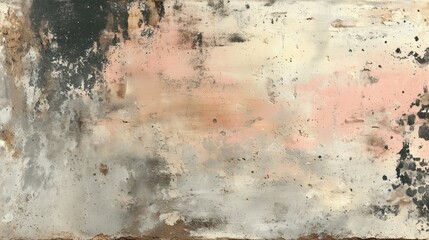 Abstract Textured Wall Background, Neutral Plaster Surface