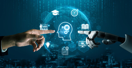 An AI assistant creates a personalized e-learning path for skill development. This smart education platform provides resources and training to enhance professional knowledge. Fermion