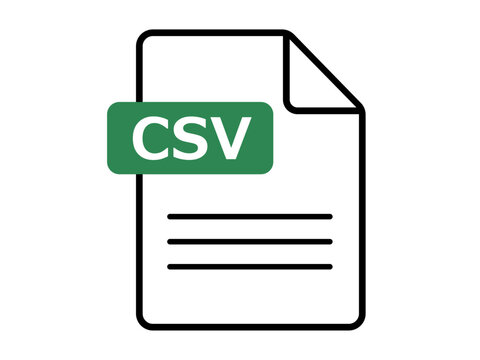 CSVファイルのマーク（アイコン）