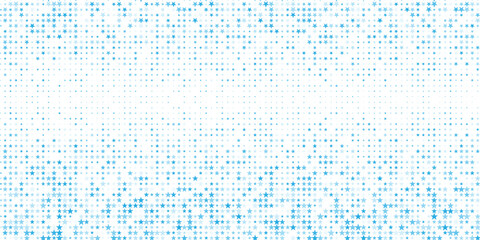 blue falling down confetti background. Repeated blue dotted abstract glitter pattern. Celebration Christmas, New Year or birthday party repeating backdrop. abstract © HAMDI