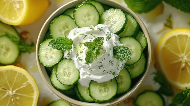 cus with sour cream and lemon cusinne.