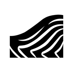 corner border with zebra pattern