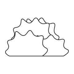 Cumulus Clouds line icon 