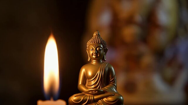 golden buddha statue