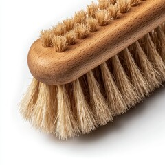 Natural wooden brush for eco-friendly cleaning and grooming.