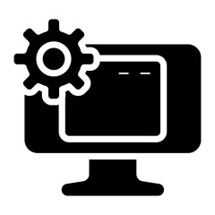 autonomous system glyph icon