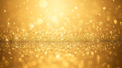 Golden sparkling glitter dust texture abstract background suitable for luxury design