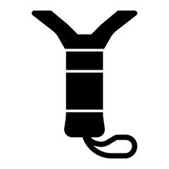 Padel grip icon solid style illustration