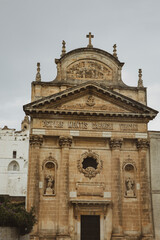 Historic Italian church in Ostuni, Italy