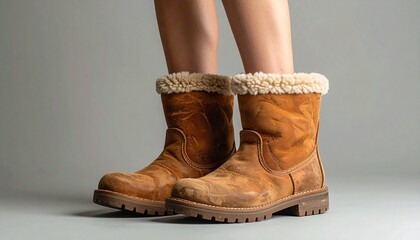 다양한 여성 부츠 신발