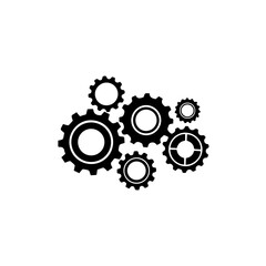 Interlocking Gears: A close-up shot of a collection of interlocking gears, a symbol of industry, engineering, and collaboration. Illustrates precision and teamwork.