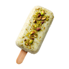 Exquisite Pistachio Kulfi on Stick for Food Photography