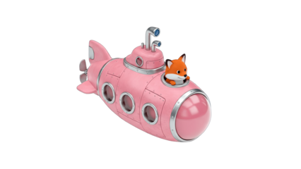 Fox in a Pink Submarine: Adventure Time!