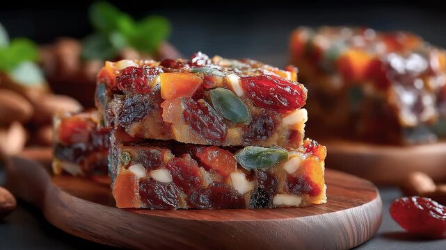 Vibrant Christmas Fruitcake A Festive Baked Delicacy